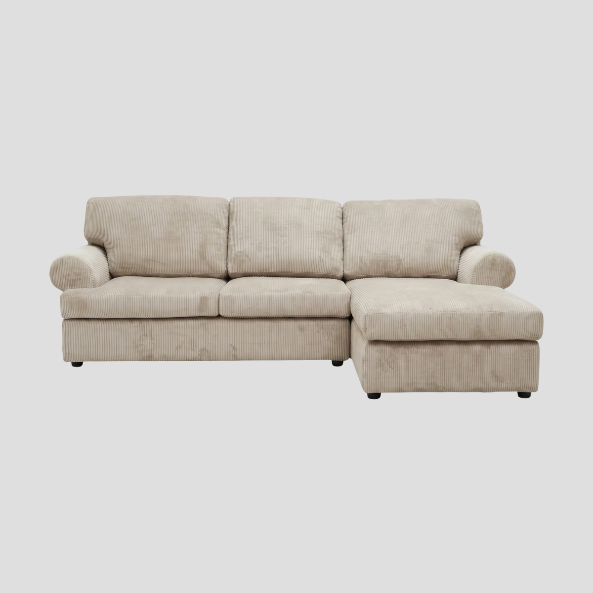 Sofa รุ่น CLARA ขนาด 1 / 2 / 3 ที่นั่ง / L-Shape หุ้มผ้า Corduroy