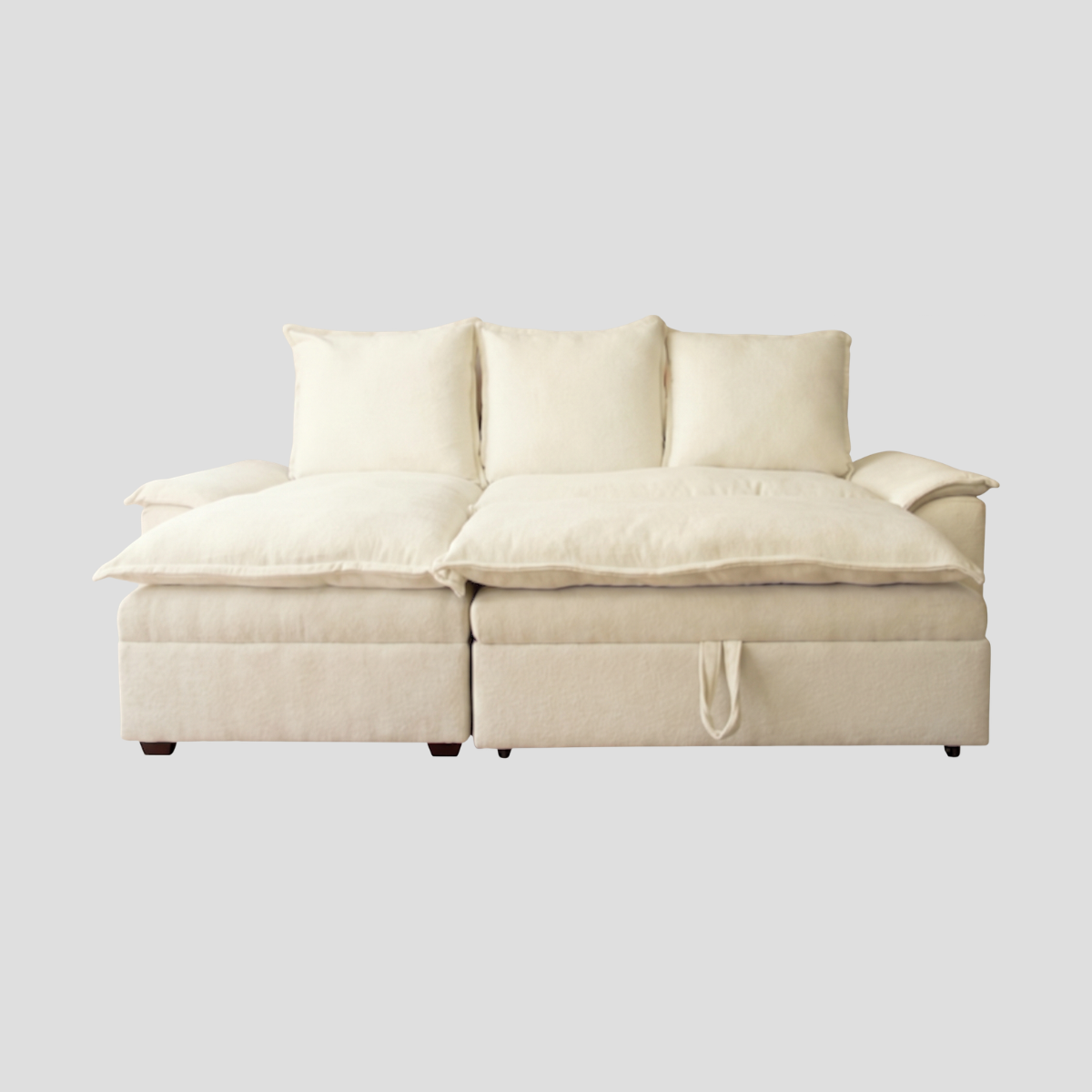 Sofa Bed รุ่น PANCAKE ขนาด 2.60m. / 3.00m. Foldable พร้อมท็อปเปอร์