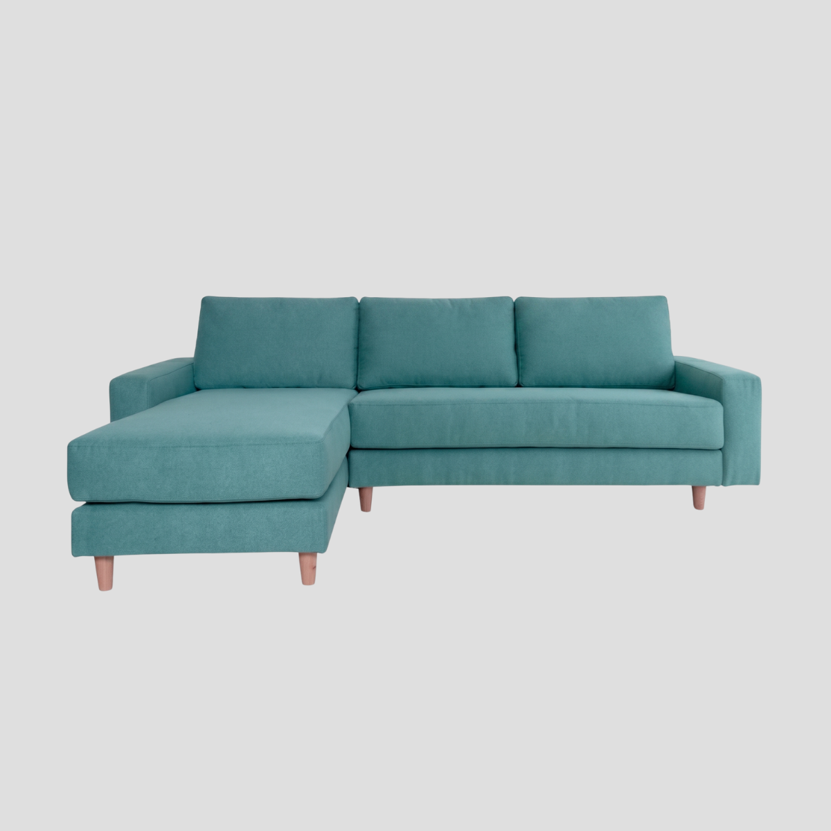 Sofa L-Shape รุ่น KIRBY ขนาด 2.40m. หุ้มผ้าสไตล์ Korean Fabric