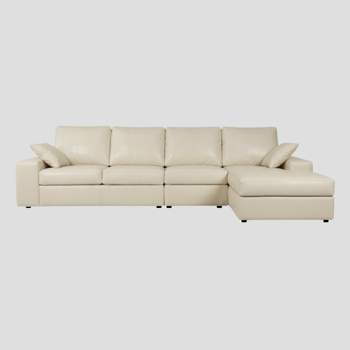Sofa L-Shape 2.60m. 3.30m. TOMMY หุ้มหนัง PU Bicast