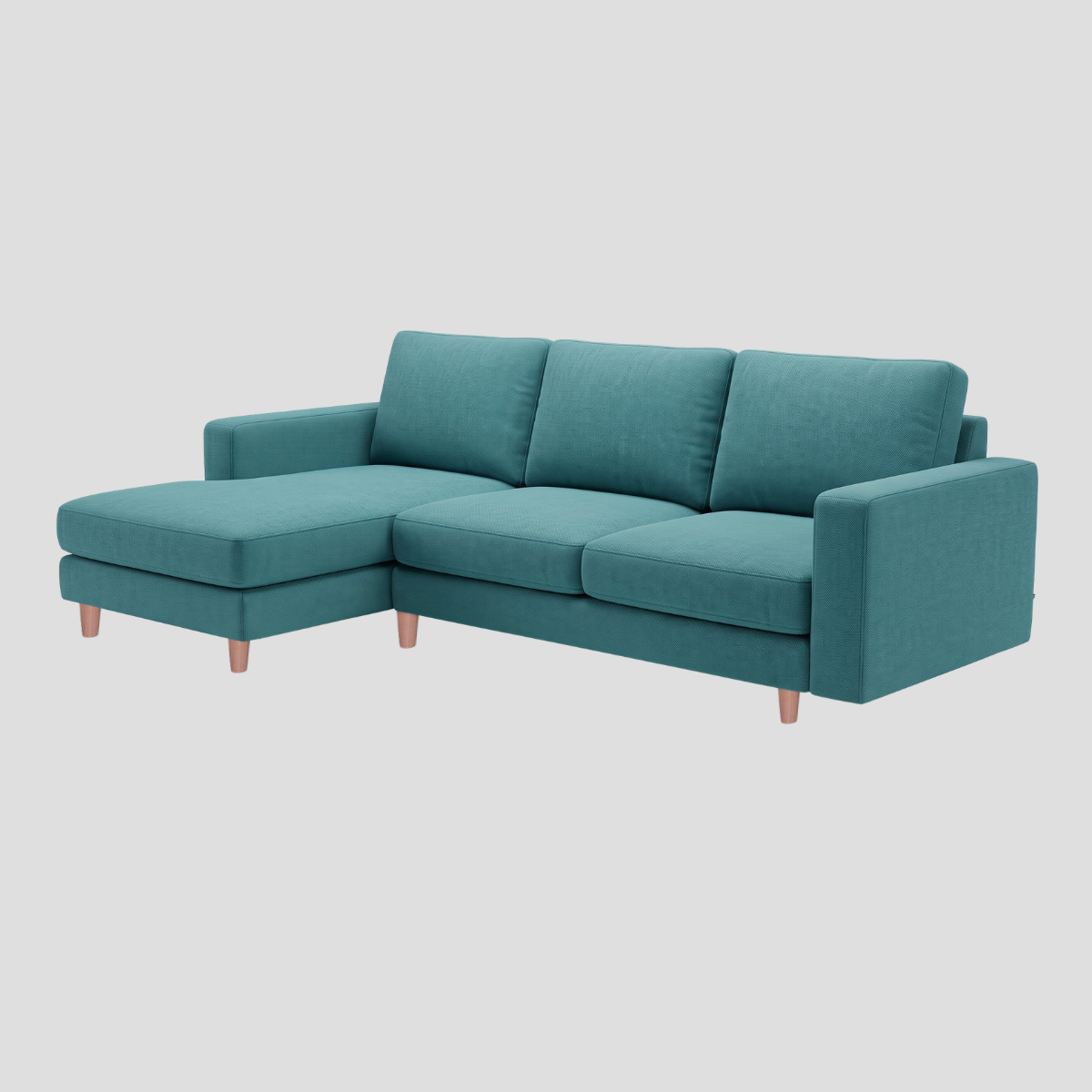Sofa L-Shape KIRBY  2.40 m. หุ้มผ้าสไตล์Korean Fabric