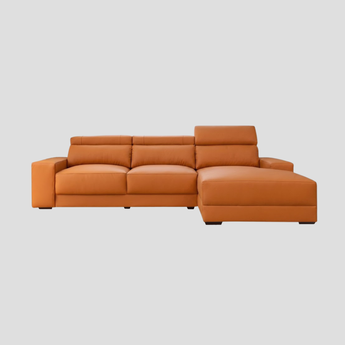 Sofa L-Shape รุ่น ELENA ขนาด 2 ที่นั่ง 1.90m. / L-Shape 2.60m. หุ้มหนัง PU Pet Friendly