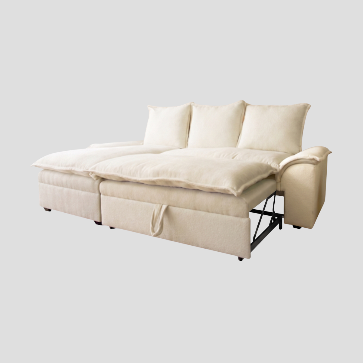 Sofa Bed รุ่น PANCAKE ขนาด 2.60m. / 3.00m. Foldable พร้อมท็อปเปอร์